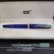 Replica Mont Blanc PIX Collection Rollerball Pen Blue Precious Resin with Gold Trim (2)_th.jpg